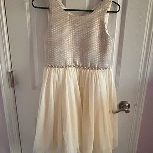 White and Silver Dress